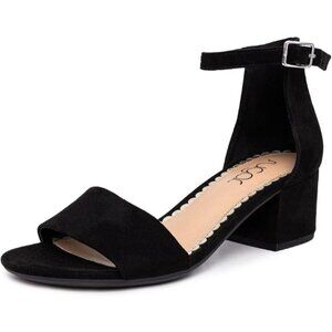 Sugar Womens Block Heel Buckle Dress Sandals